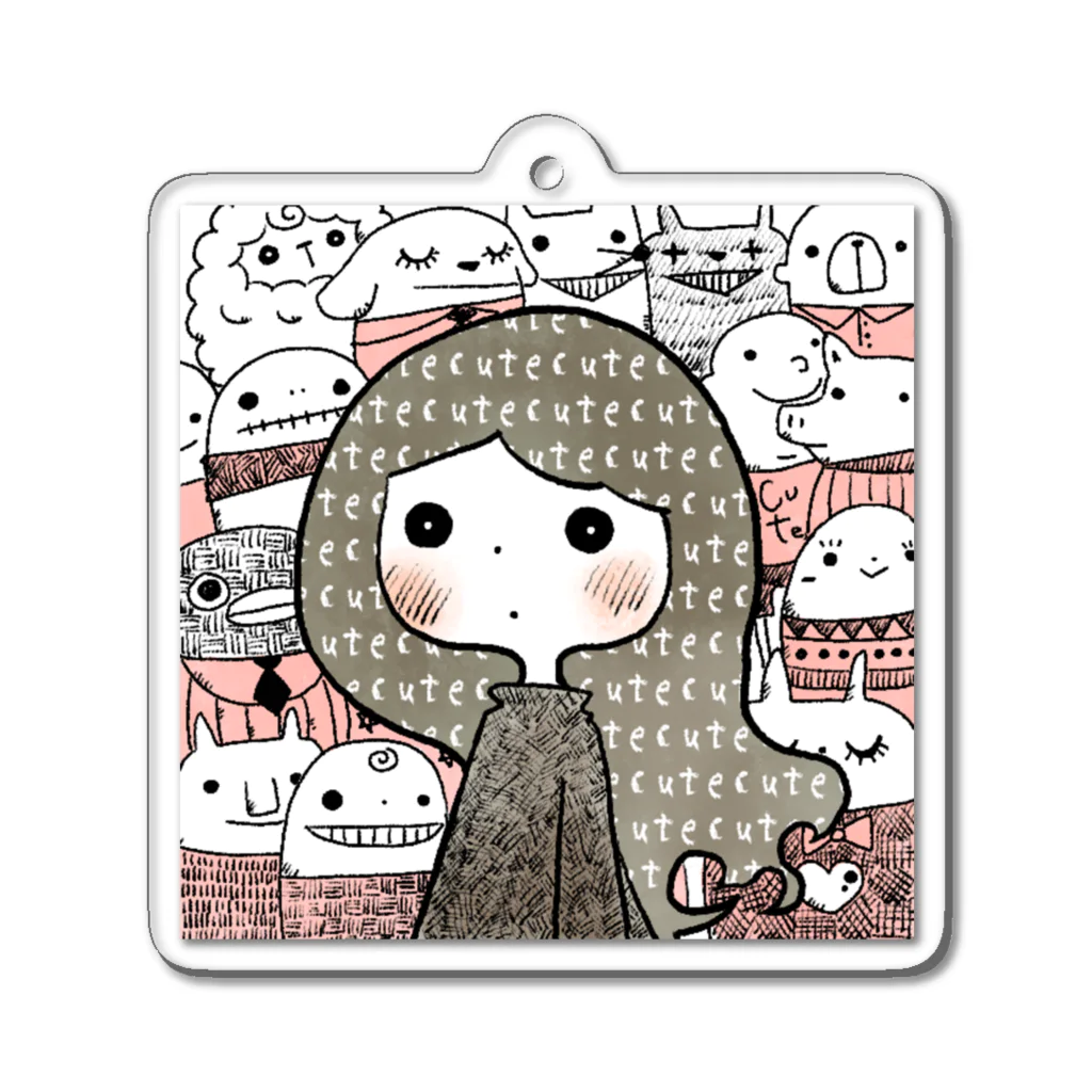 cute cute girls collectionのcute cute girl item 025 Acrylic Key Chain