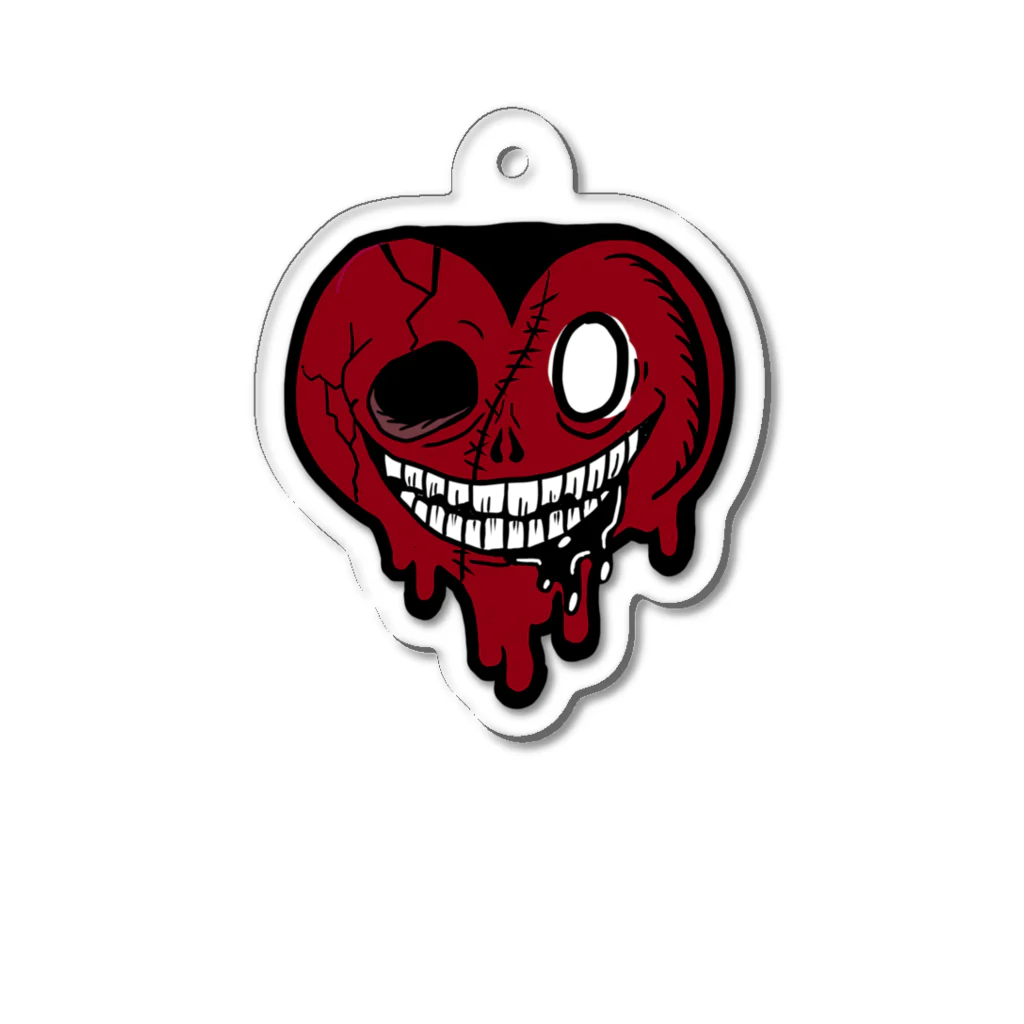 kuzudameya shop💀 by SUZURIのcreepy melty　アクキー Acrylic Key Chain