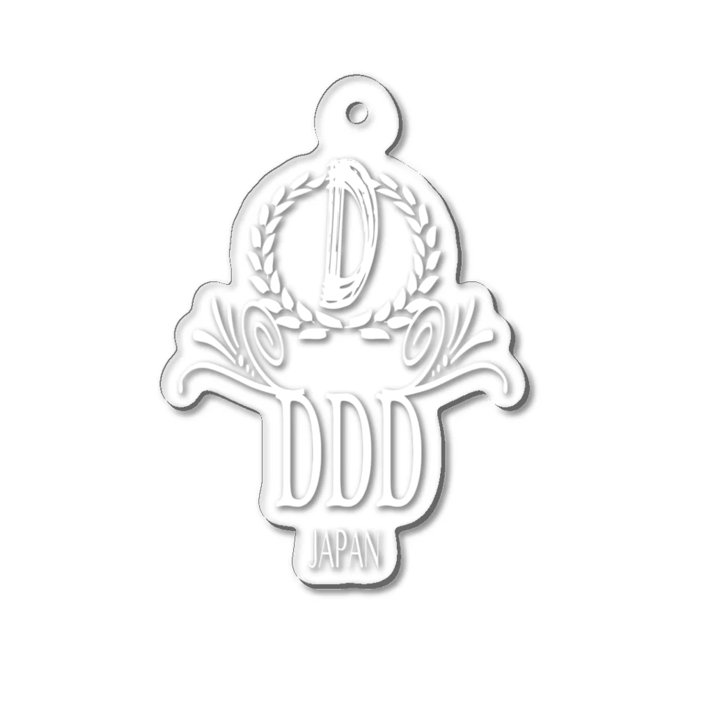 D.D.D officialのDDD新ロゴ アクリルキーホルダー