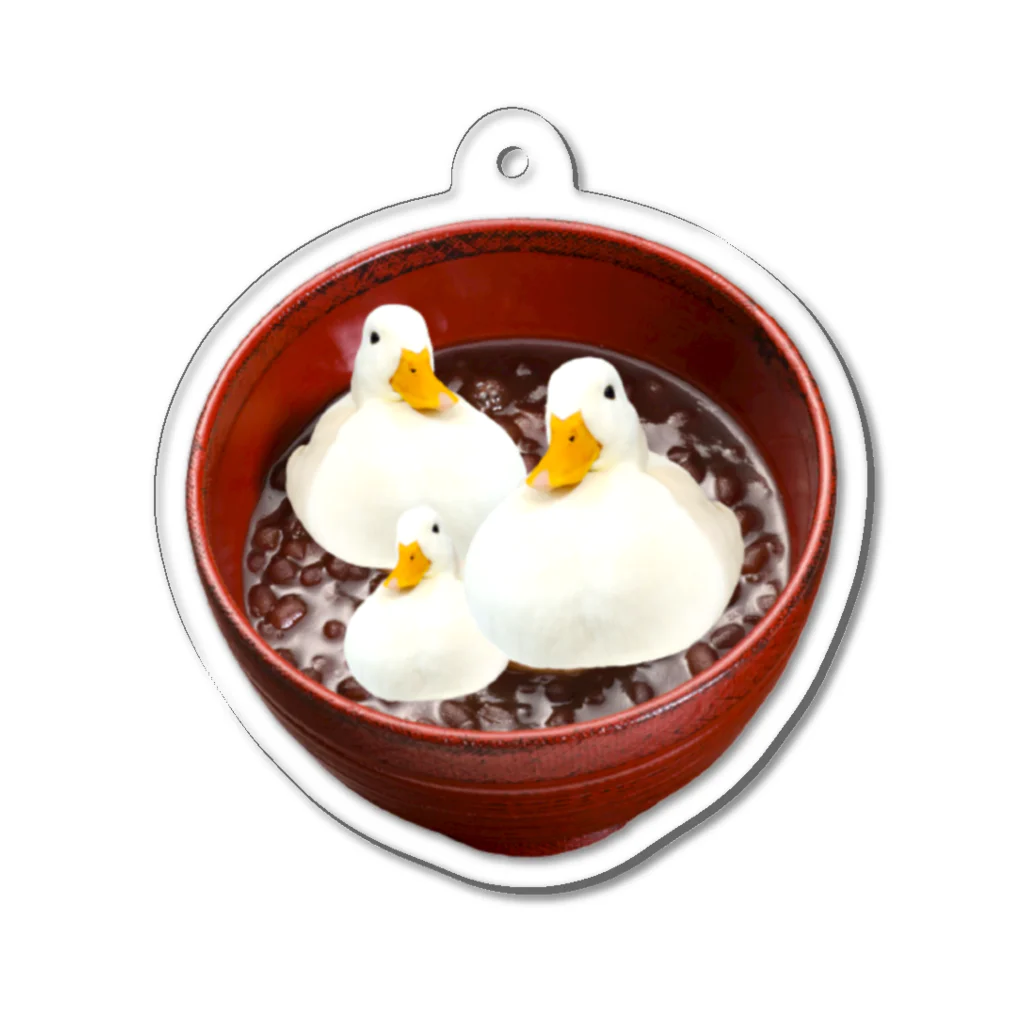 callduck_peichan2の餅ペヤング アクリルキーホルダー