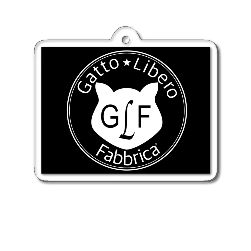 GattoLibero_FabbricaのGatto Libero − 自由猫 アクリルキーホルダー