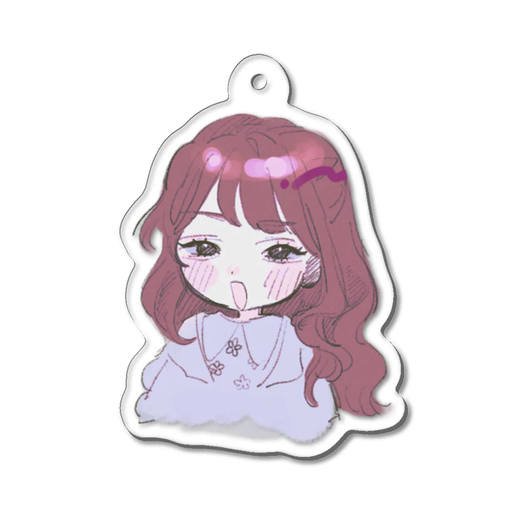 ∞lette OFFICIAL STOREの聖乃むむ Acrylic Key Chain