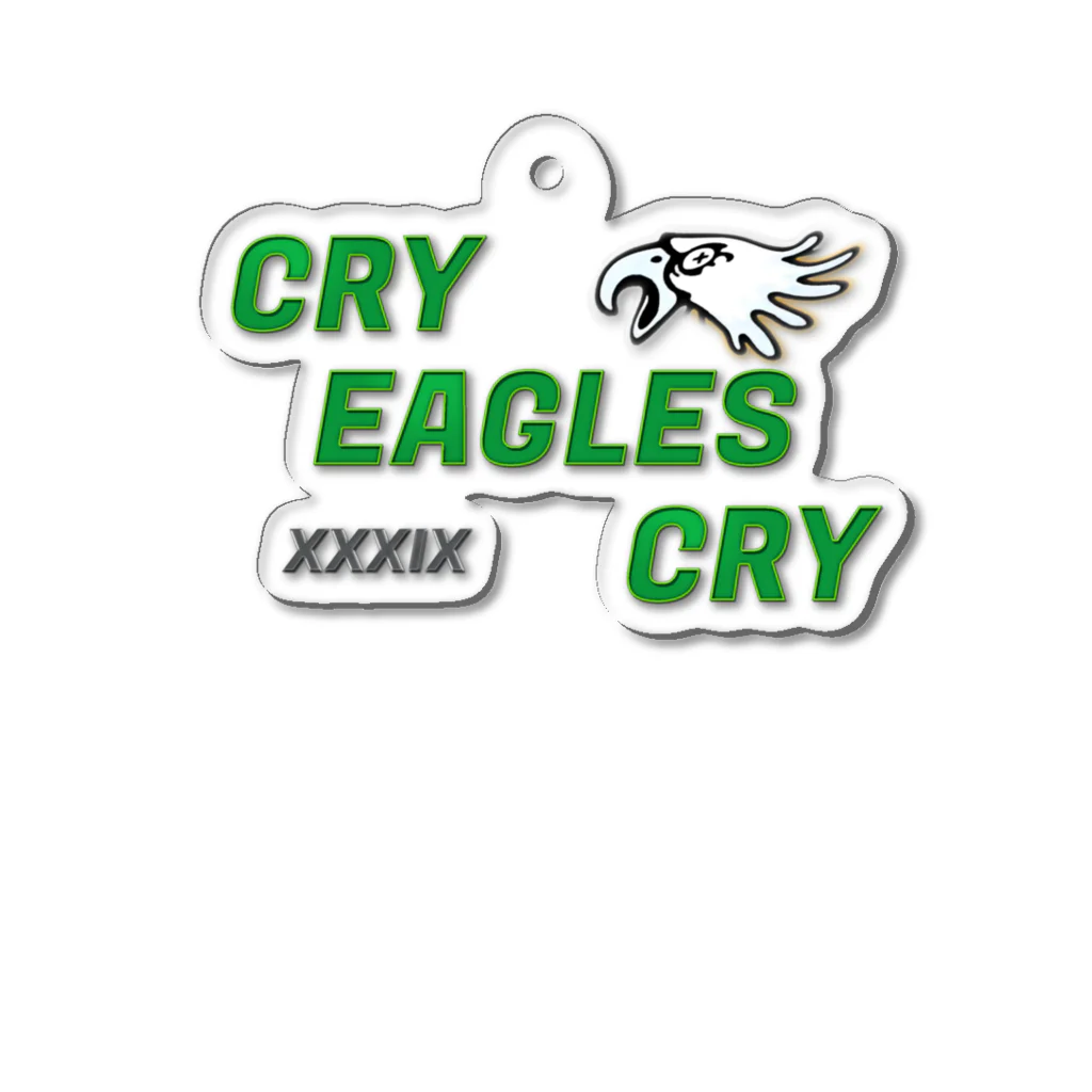 AAアメフトのcry eagles cry Acrylic Key Chain