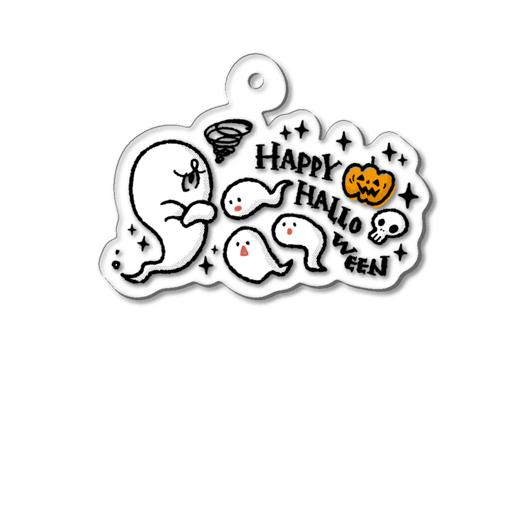 mincruのHalloween会議難航中 Acrylic Key Chain