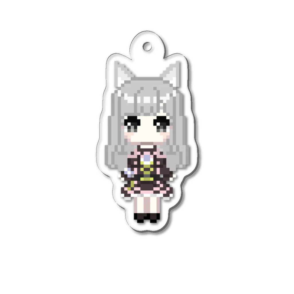 Rice_sの雨瀬ライス　ドット絵アクキー Acrylic Key Chain