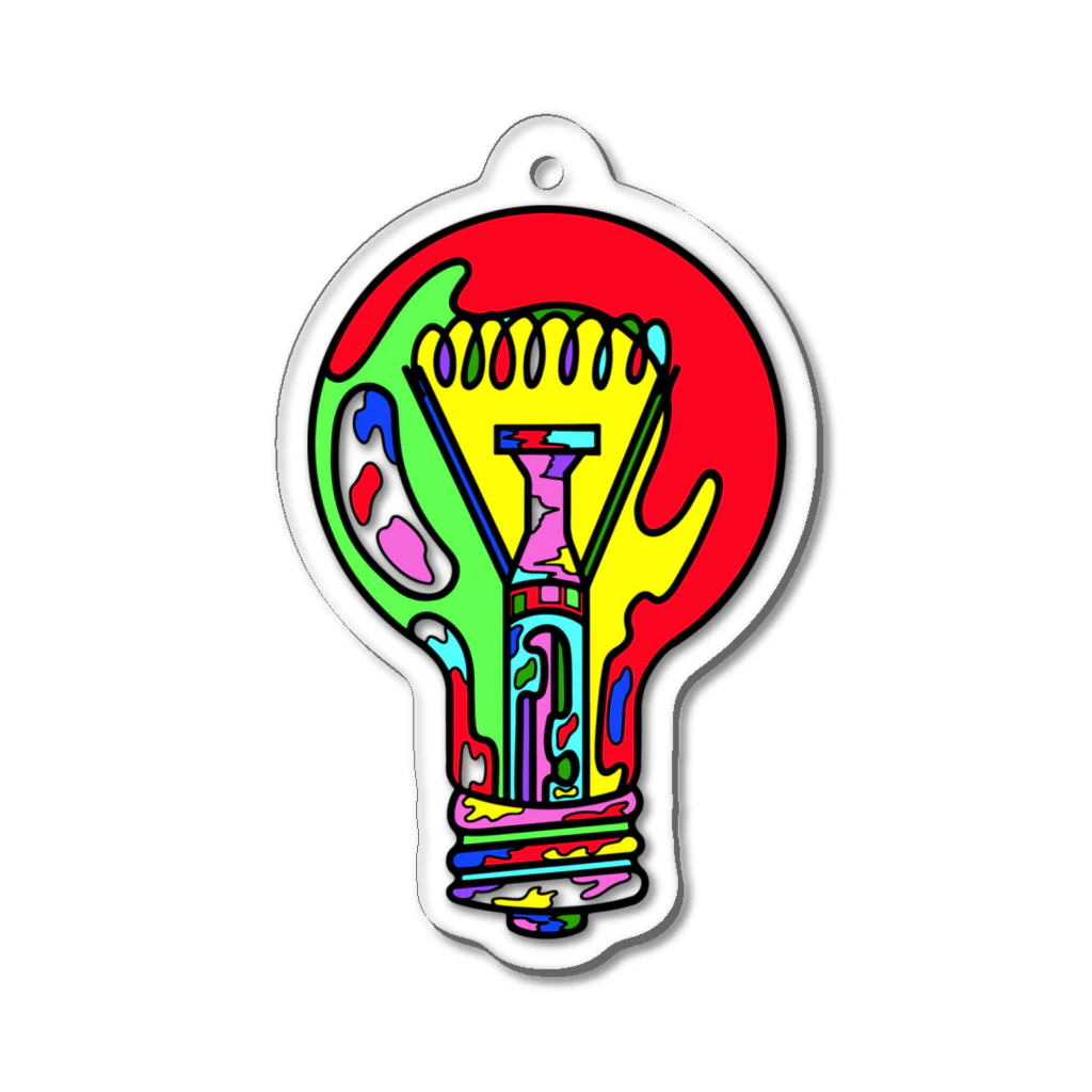 StellaのLight Bulb Red Acrylic Key Chain