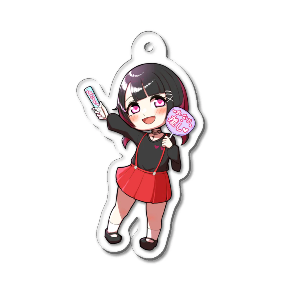 【ECG】兎月れなち🐰😈の兎月れなち Acrylic Key Chain