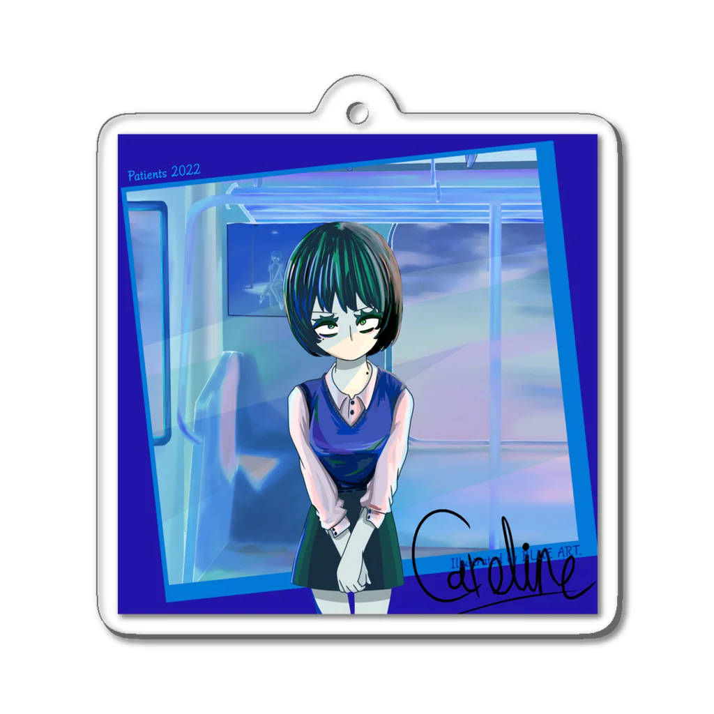 Patients のCaroline Acrylic Key Chain