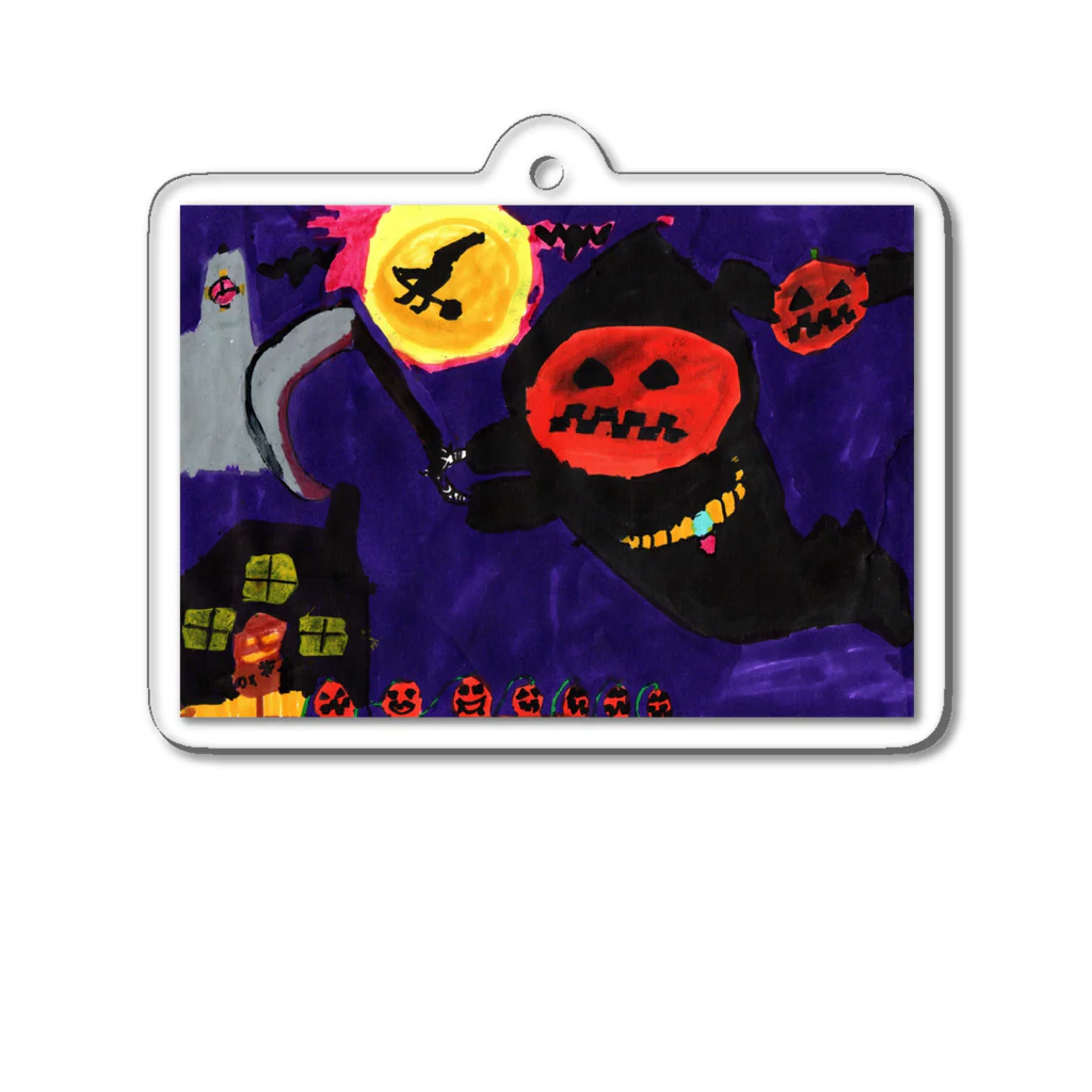 ikka-maaの息子作ハロウィンナイト Acrylic Key Chain