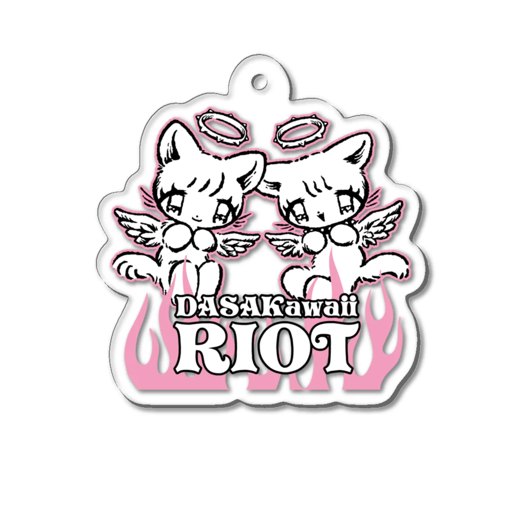 syappoのDASA Kawaii RIOT Acrylic Key Chain