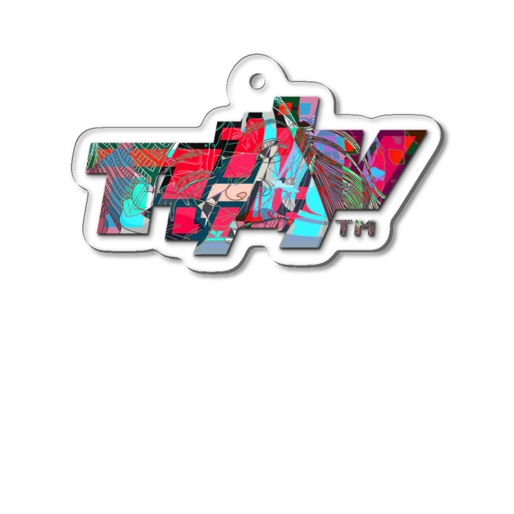 VRIGVTVSHI のアリガタシ™ Abstract Accessory Acrylic Key Chain