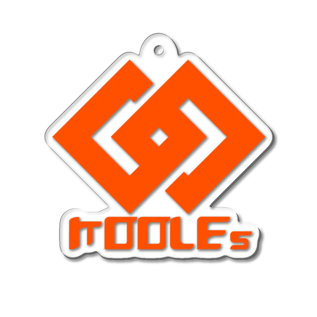 KOOLEs -クールエスのKOOLEslogo olange アクリルキーホルダー