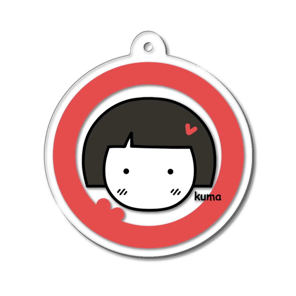 mkumakumaのokappa3 Acrylic Key Chain