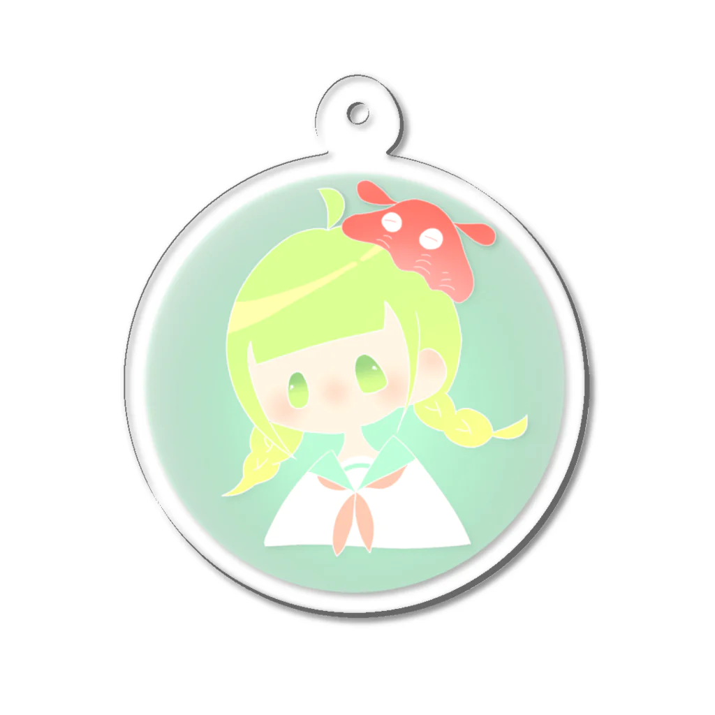 ラブカさんちのみどりちゃん Acrylic Key Chain