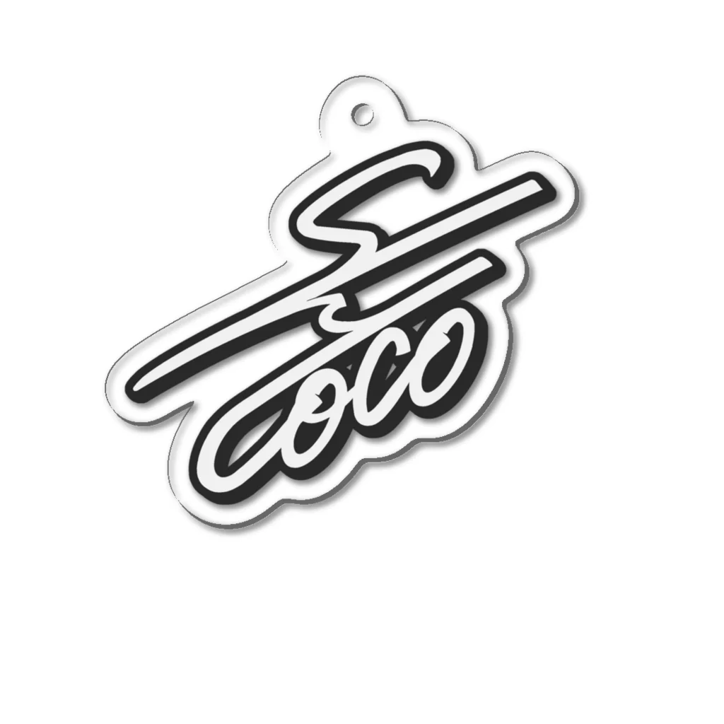 shycocoのshycoco SIMPLE LOGO コレクション アクリルキーホルダー