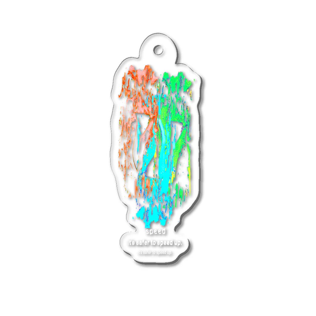 BAMBINERDSのspeed Acrylic Key Chain