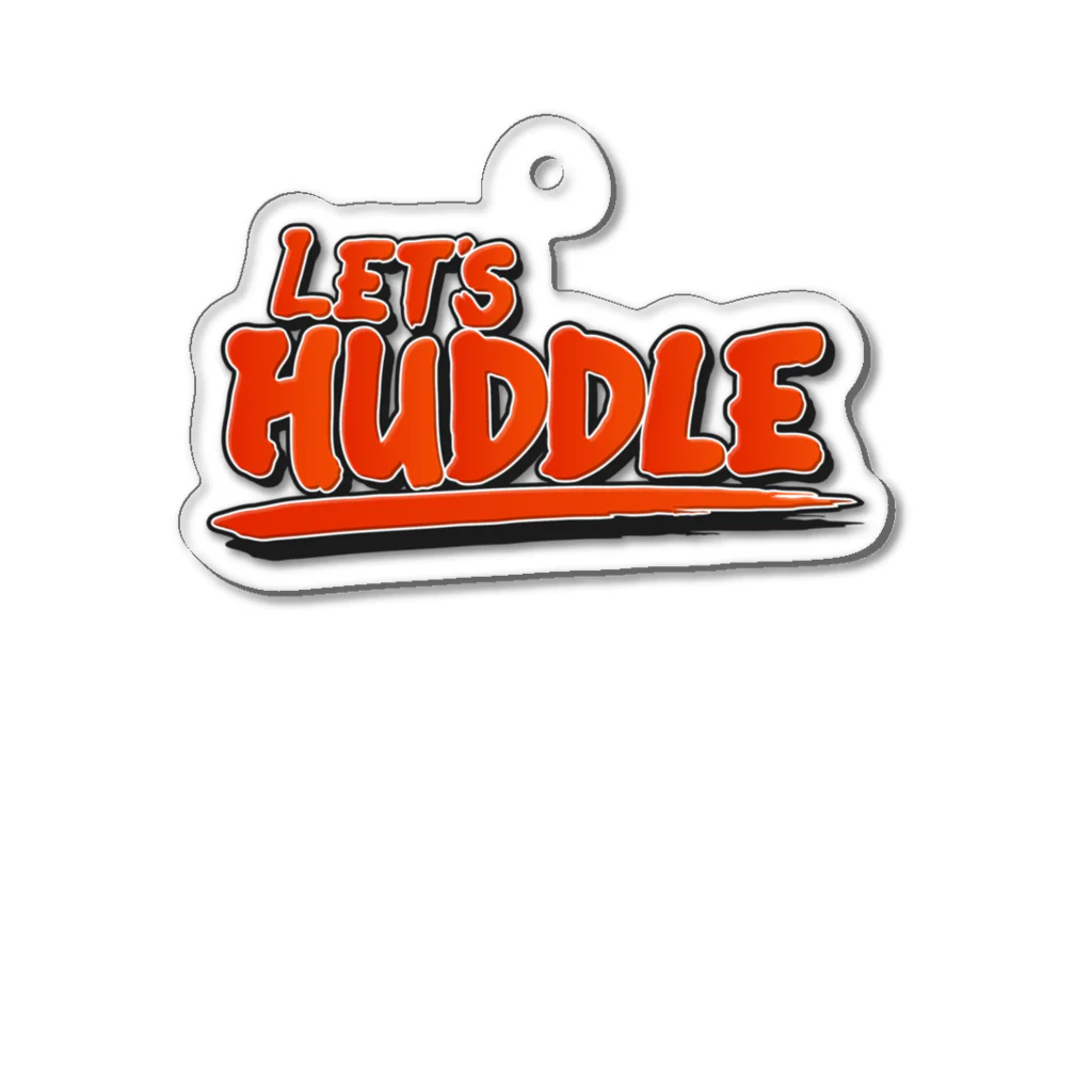 letshuddleのレッツハドル（文字ロゴ版） アクリルキーホルダー