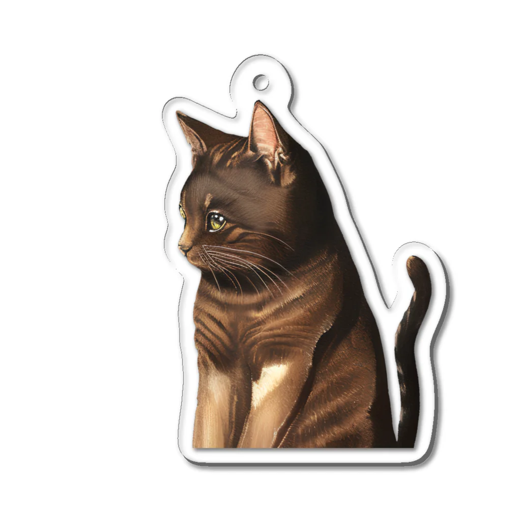 cat's pawのねこ Acrylic Key Chain