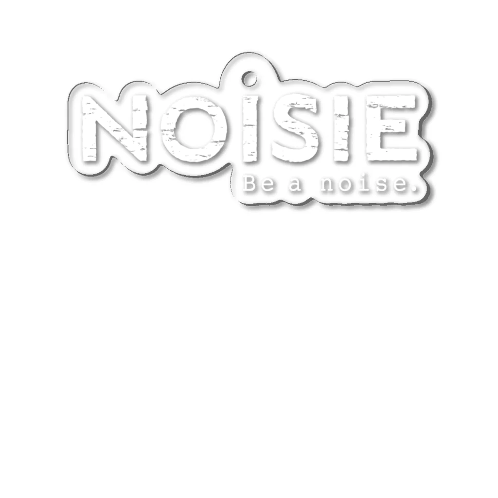 noisie_jpの『NOISIE』WHITEロゴシリーズ アクリルキーホルダー