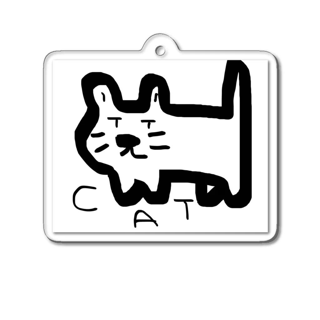 ちょこみんと🍫🍀のcat Acrylic Key Chain