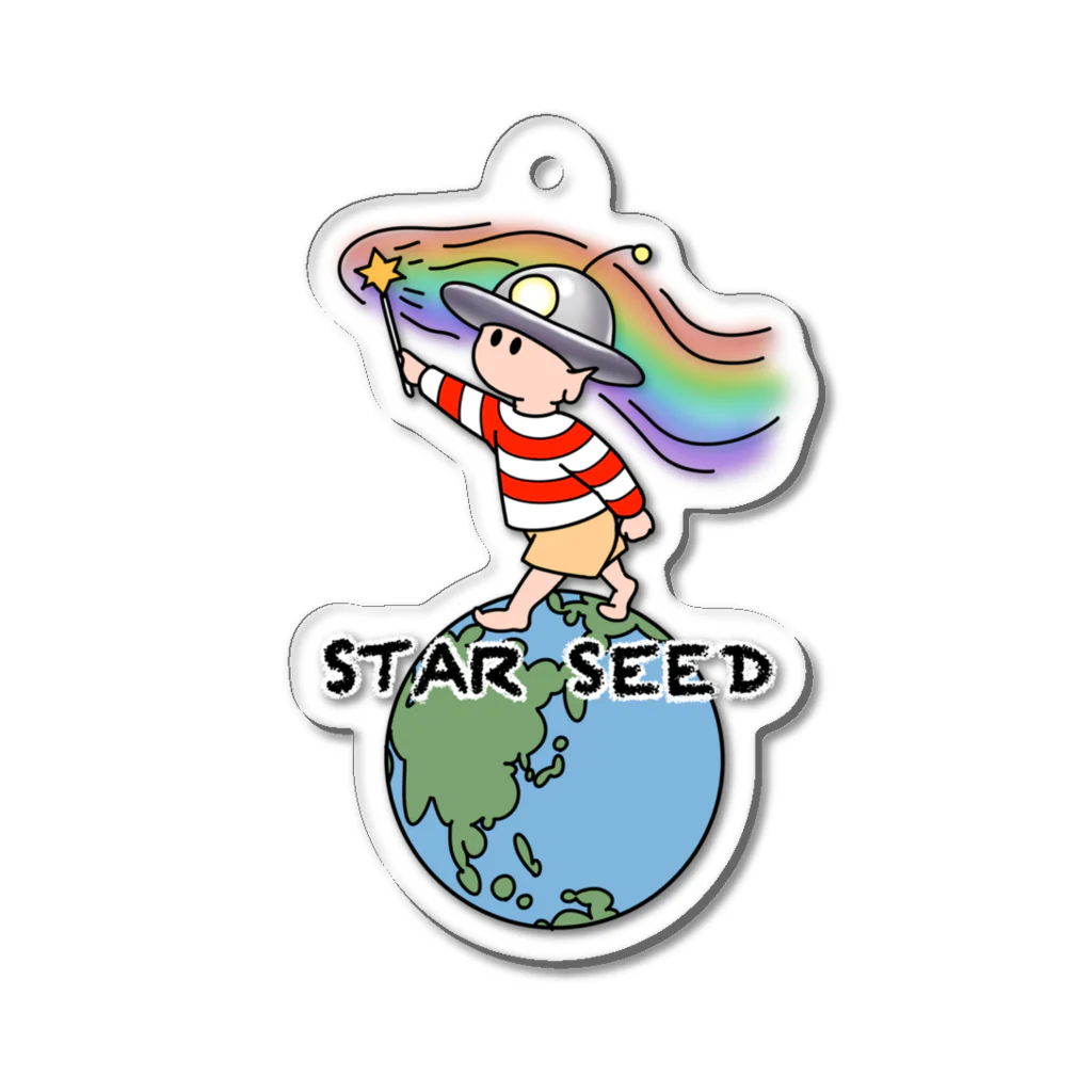 starseedのstarseed  Acrylic Key Chain