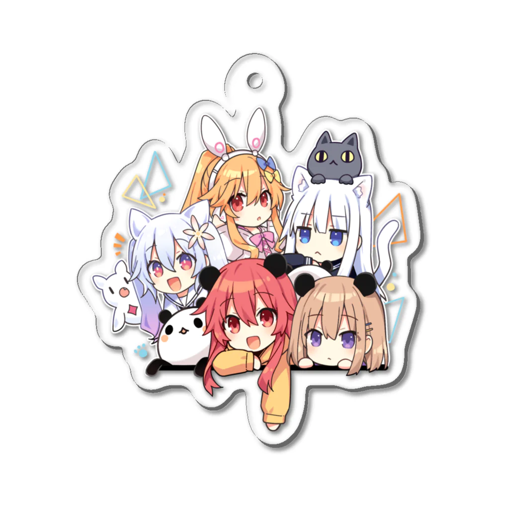 つなまよざのポケットつめこみSD Acrylic Key Chain