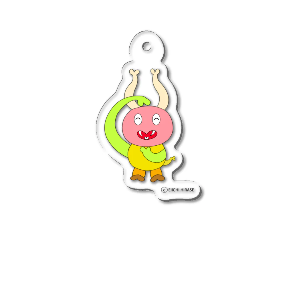 ヒラエイの笑顔の珍獣ハーピーくん Acrylic Key Chain