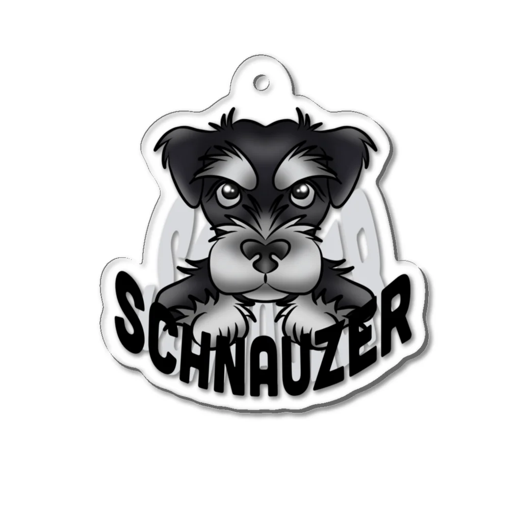 LABRADOGのSCHNAUZER アクリルキーホルダー