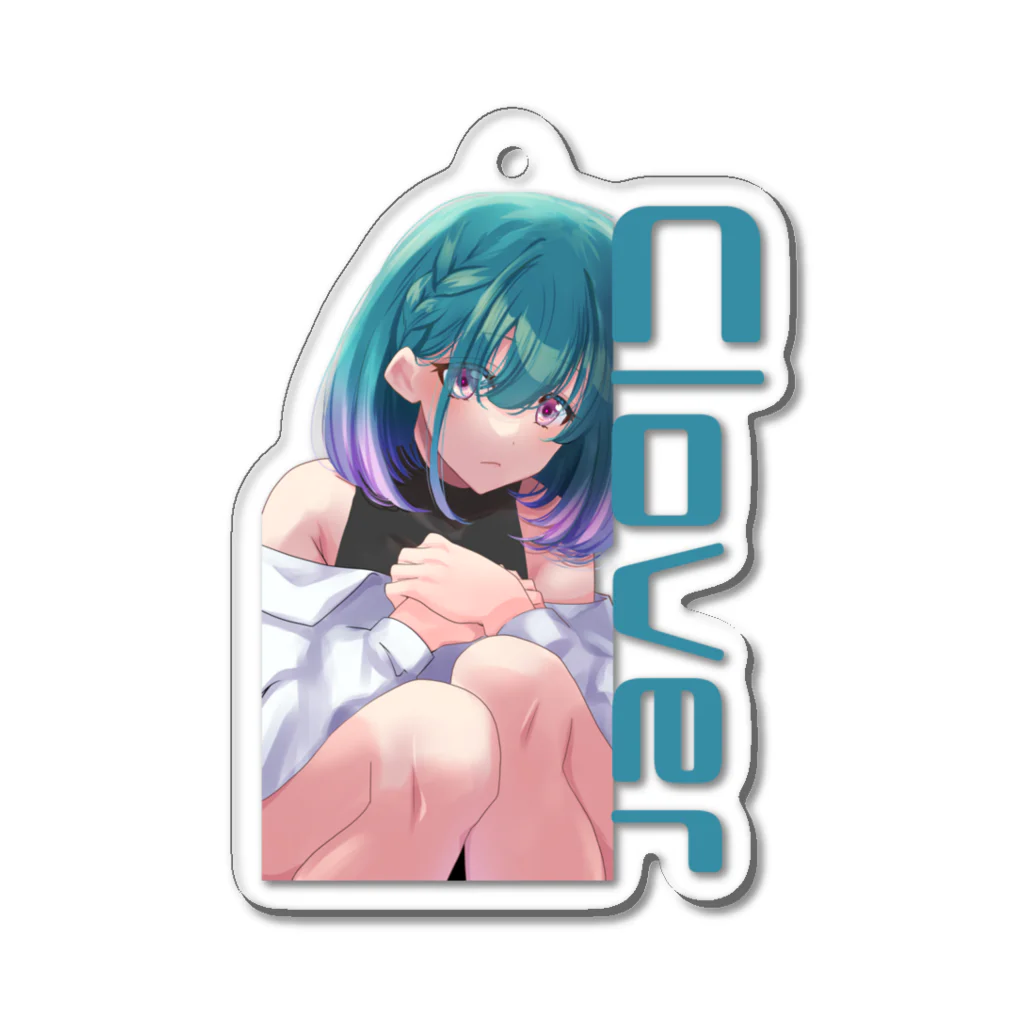 O MO CHIのClover Acrylic Key Chain