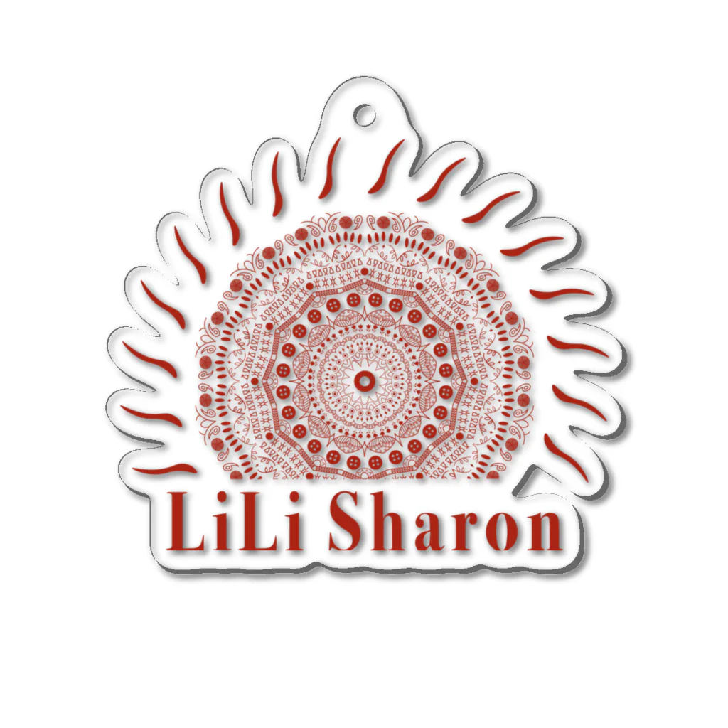 リリ・シャロンのLiLi Sharon ロゴ アクリルキーホルダー