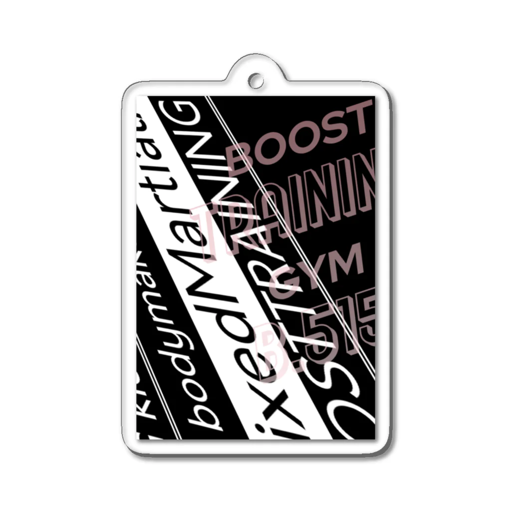 BTG Boost Training GymのBTG2022#10 Acrylic Key Chain