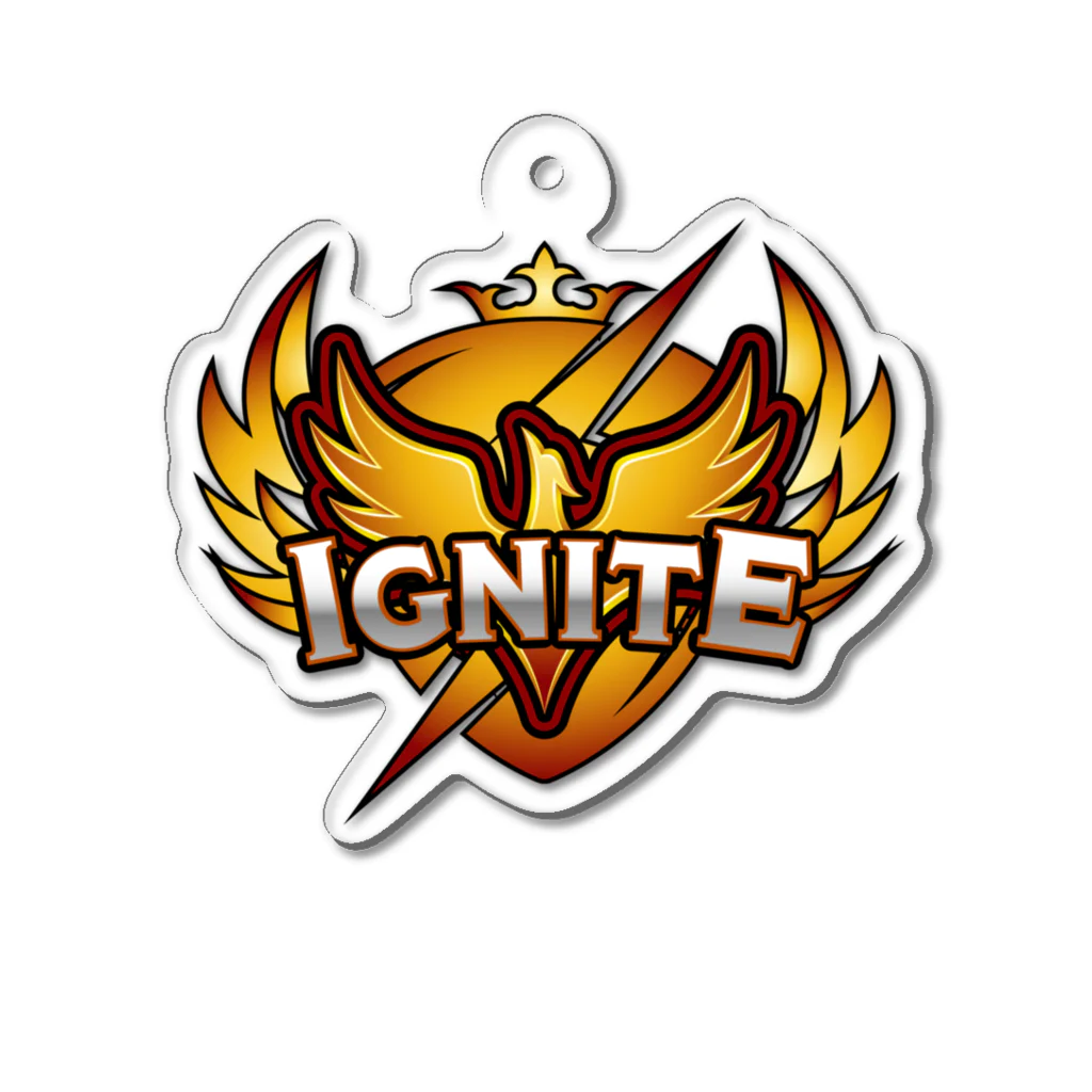 IGNITE FORTNITE CLANのIGNITE OFFICIAL GOODS Acrylic Key Chain