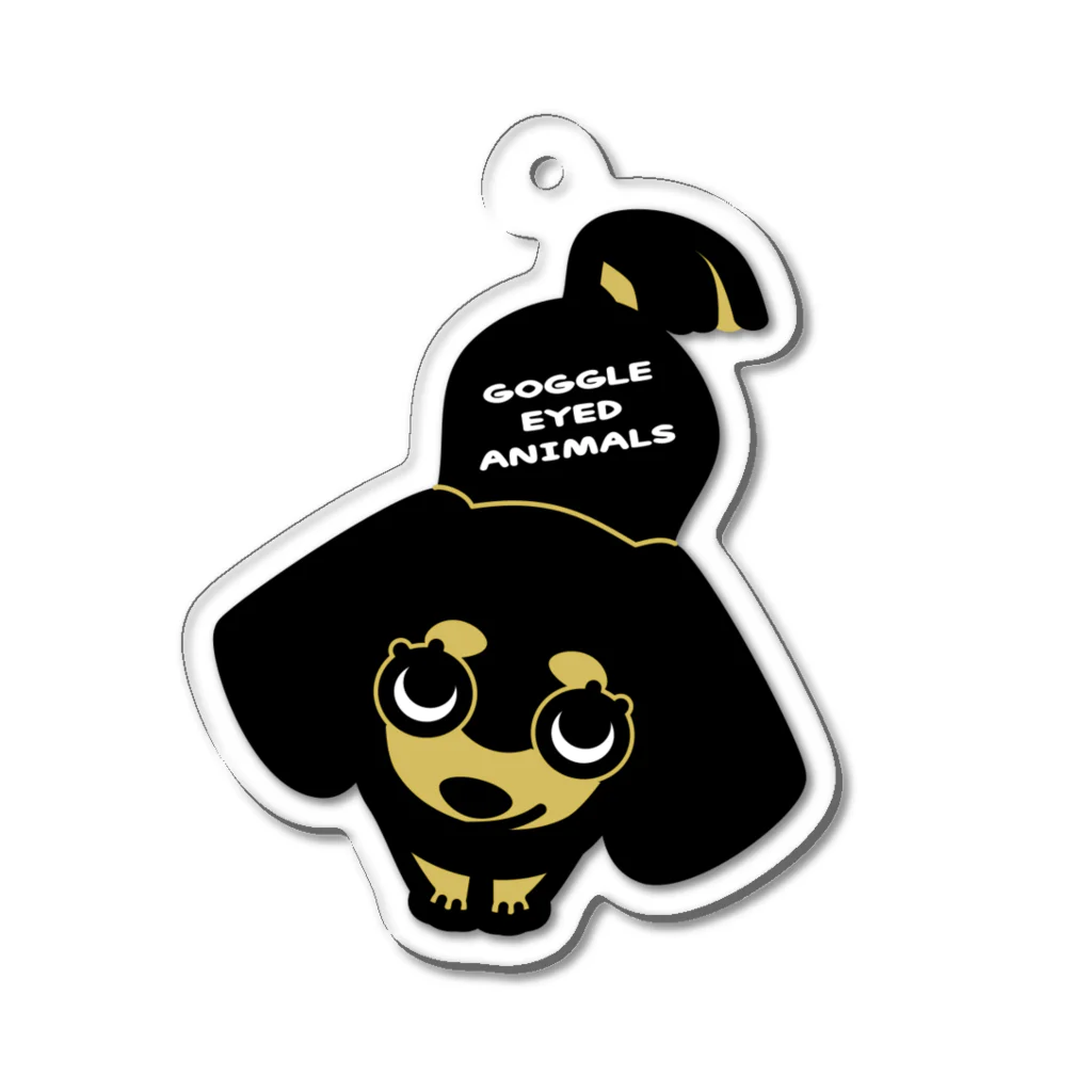 mana_shopのBLACK CREAM_female Acrylic Key Chain