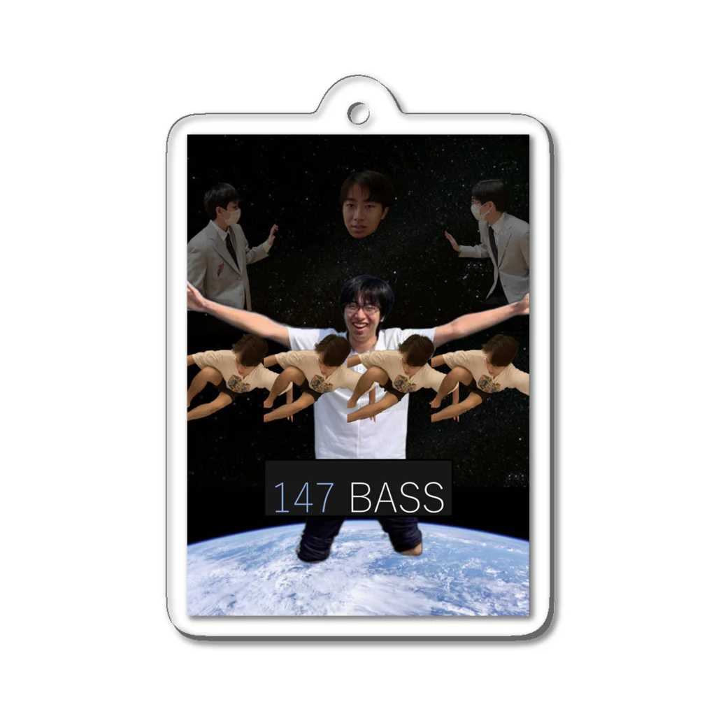 charlieの真147BASS Acrylic Key Chain