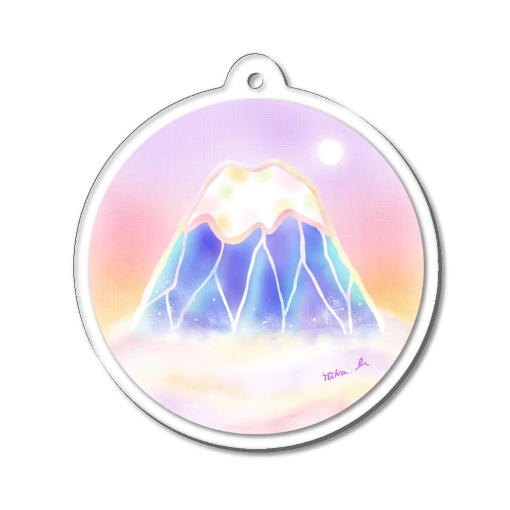 前田悠花｜イラストレーターの★富士山★ Acrylic Key Chain