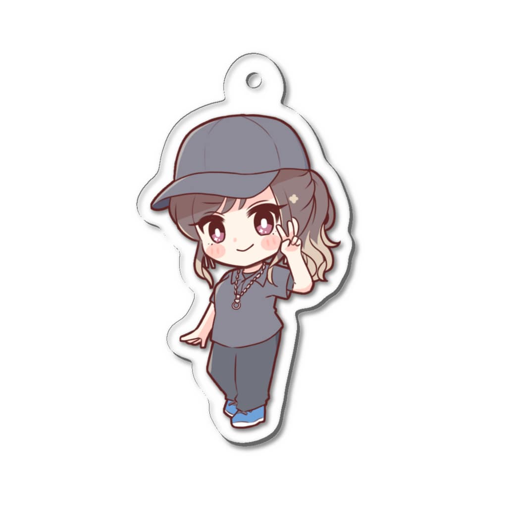 かなちゃんねるストアの15万人記念かなちゃんねるキーホルダー Acrylic Key Chain