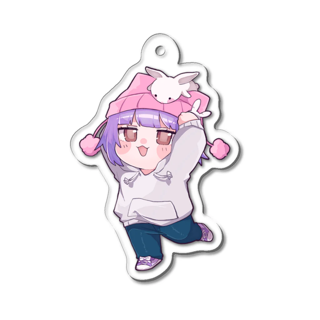 かげこ☠️💜のかげことたれうさ Acrylic Key Chain