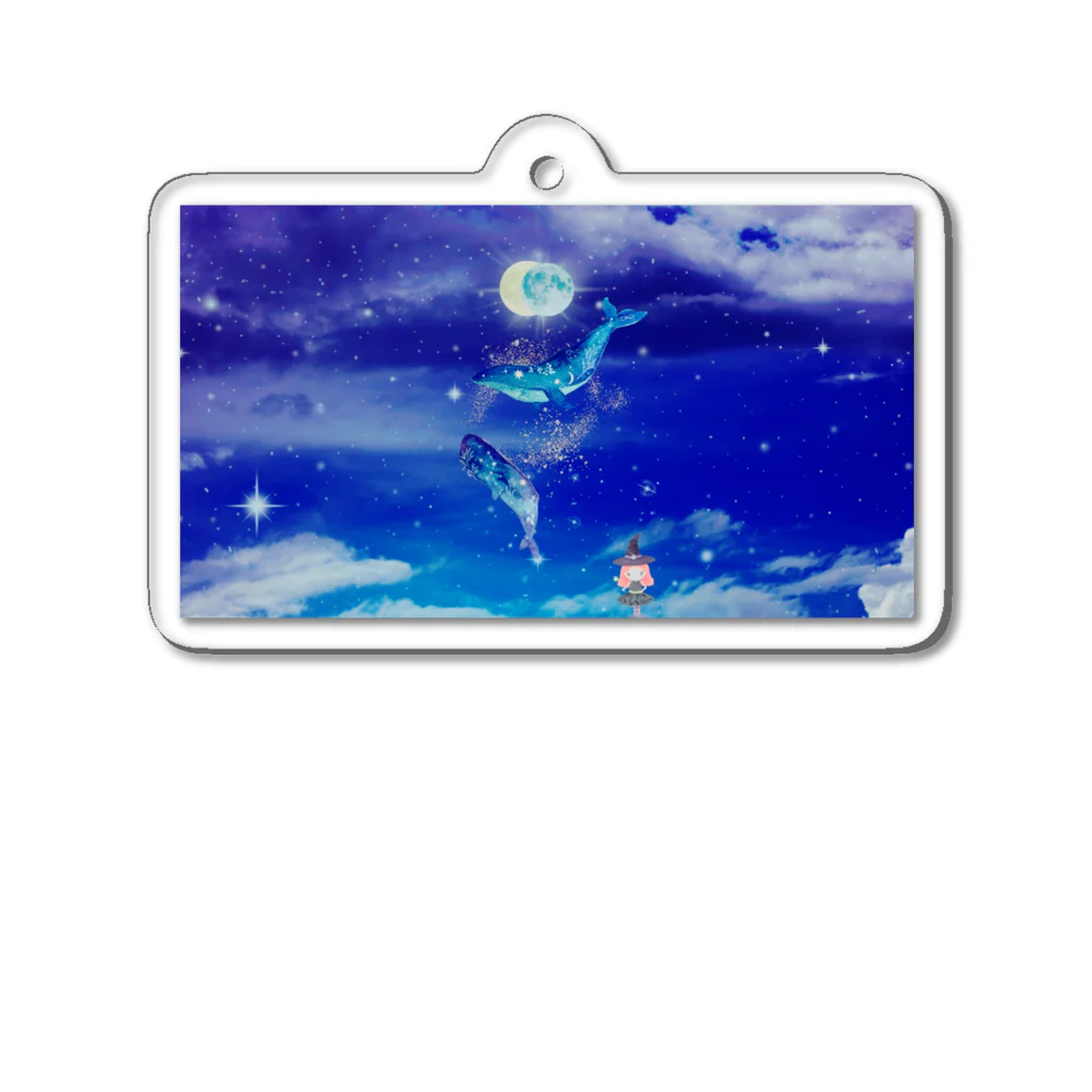 Fuwariの夜空の魔法🪄︎︎𓈒𓂂𓏸☆ Acrylic Key Chain
