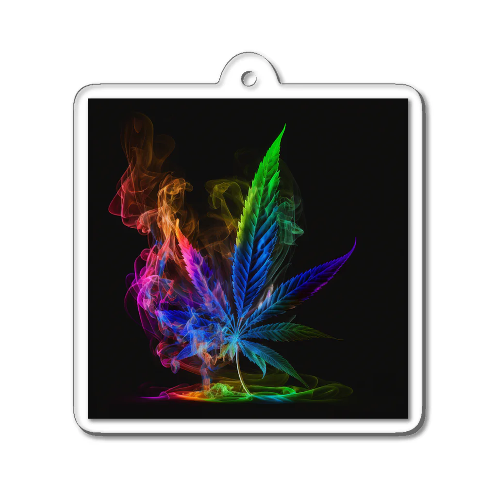 CulturesのSmoke- hemp Acrylic Key Chain