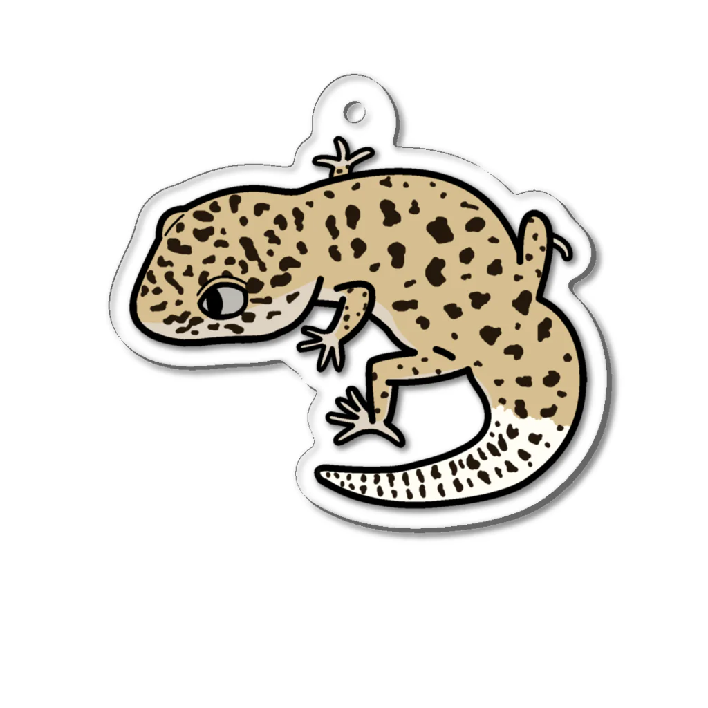 アクリルで描いたヒョウモントカゲモドキ アクリルで描いたヒョウモントカゲモドキ