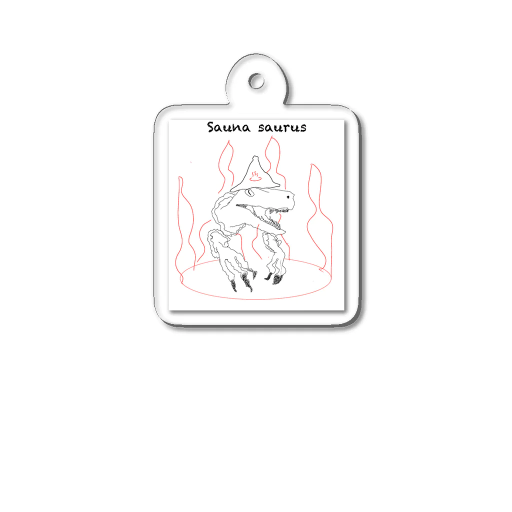 daikichimanのサウナザウルス Acrylic Key Chain