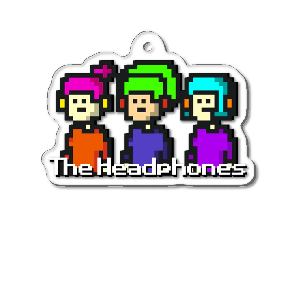 NEO MORISALANDのThe Headphones アクリルキーホルダー