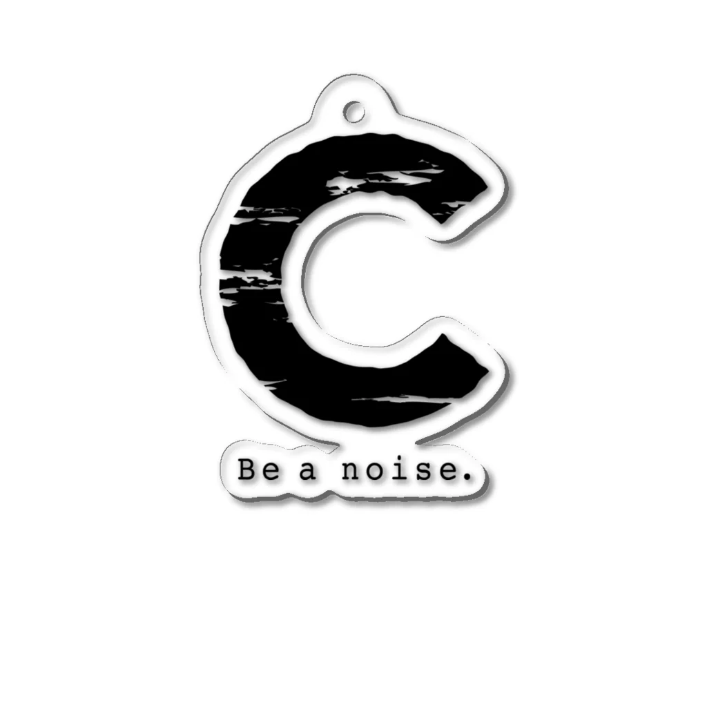 noisie_jpの【C】イニシャル × Be a noise. Acrylic Key Chain