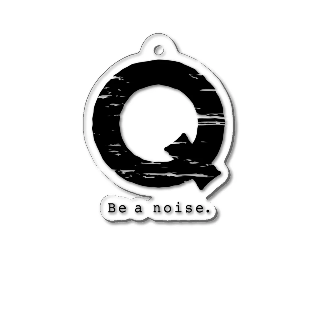 noisie_jpの【Q】イニシャル × Be a noise. Acrylic Key Chain