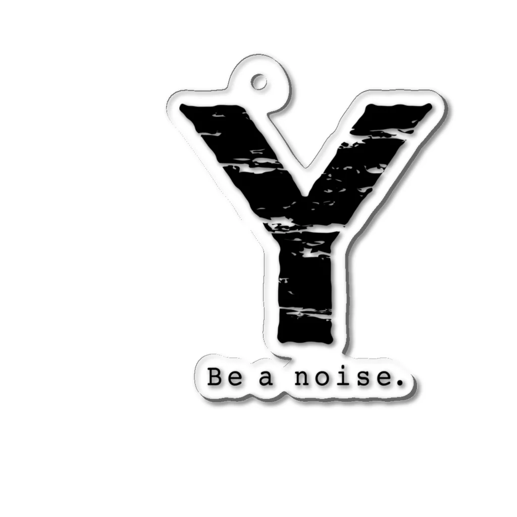 noisie_jpの【Y】イニシャル × Be a noise. アクリルキーホルダー