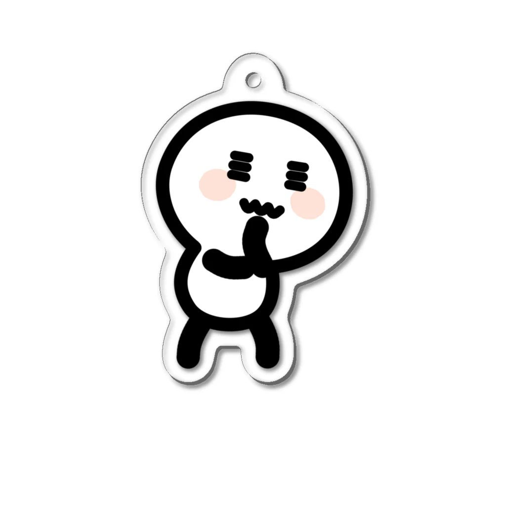 とろけるでべちゃんのかんがえる でべちゃん Acrylic Key Chain