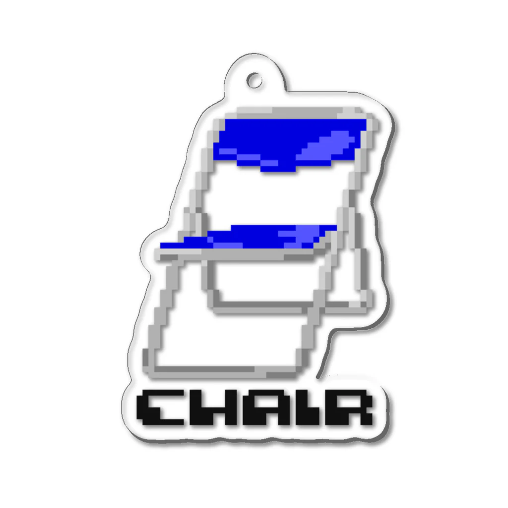 DOTSWRESTLERのパイプ椅子 アクリルキーホルダー