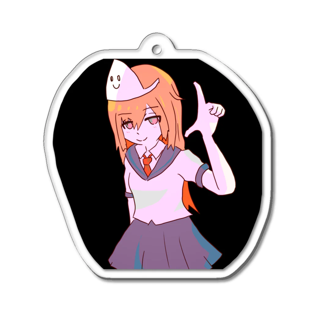 のろろ / Nororo Ghostの消失 No.001 α（Megami #00881） Acrylic Key Chain