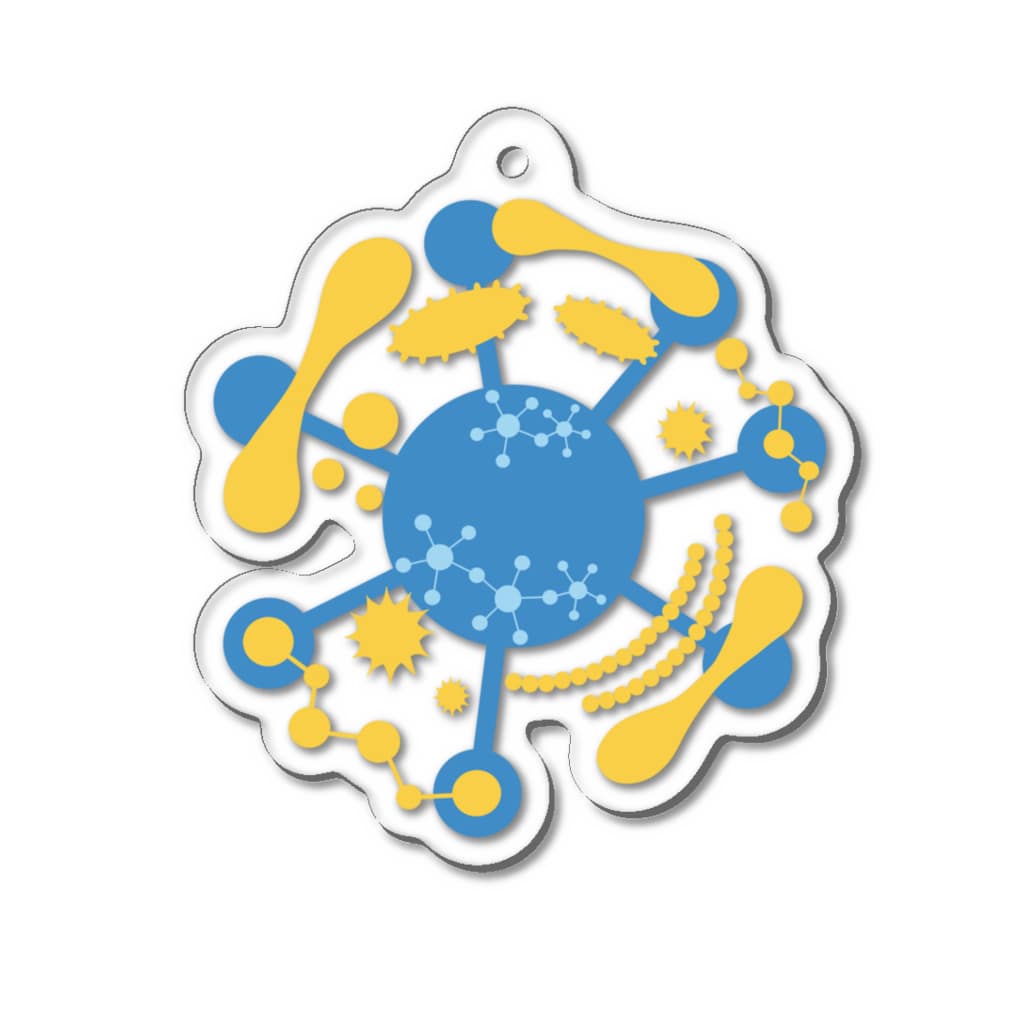 鯨坂工芸のtiny space Acrylic Key Chain