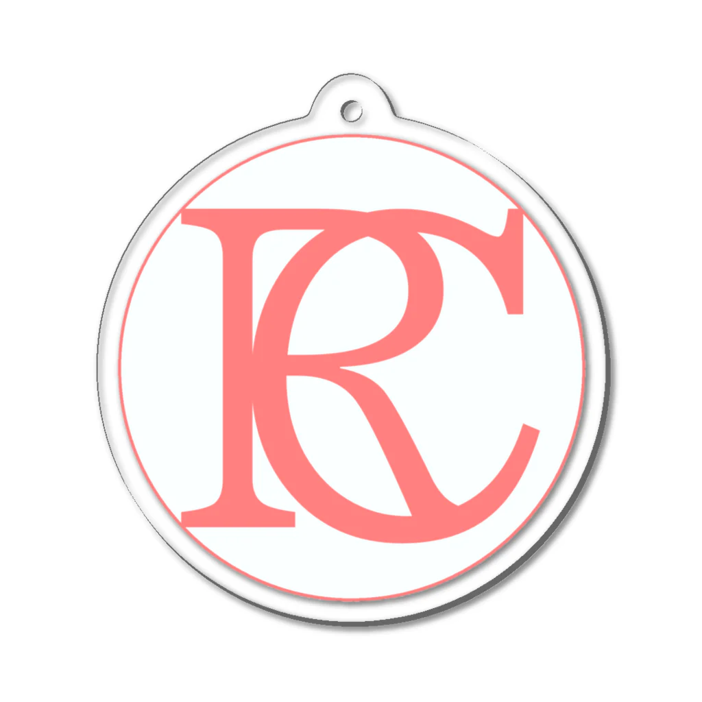 roze_einsのチャンネルロゴ入り Acrylic Key Chain